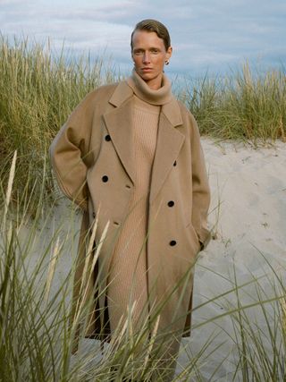 12 STOREEZ wool-blend belted coat - Brown