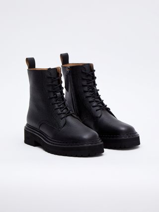 12 STOREEZ + Chunky Lace-Up Boots