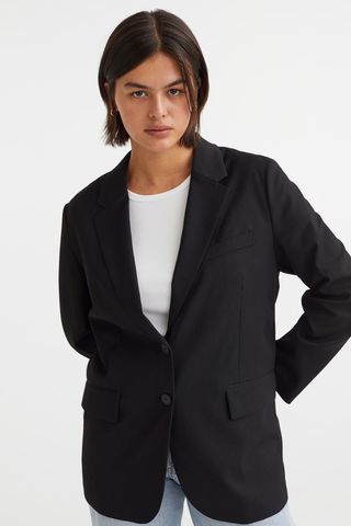 H&M + Oversized Single-Breasted Jacket