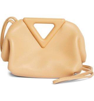 Bottega Veneta + Point Leather Shoulder Bag