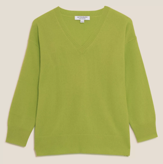 Autograph + Pure Cashmere V-Neck Relaxed Jumper