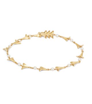 Annoushka x Temperley + 18ct Gold Pearl Lovebirds Bracelet
