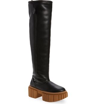 Stella McCartney + Emilie Faux Shearling Lined Tall Boots