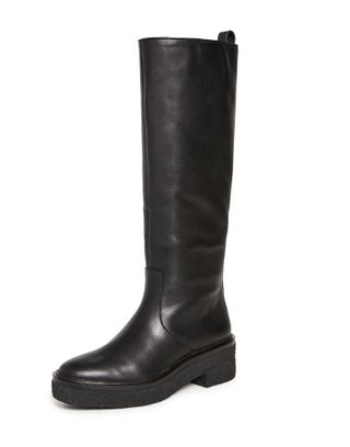 Loeffler Randall + Tall Shaft Boots With Crepe Sole