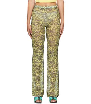 Omighty + Yellow Mesh Lava Trousers
