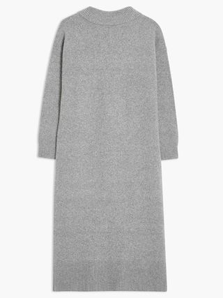 Kin + Knitted Midi Length Dress, Grey