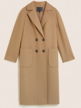 Autograph + Wool Double Breasted Coat