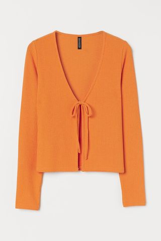 H&M + Ribbed Cardigan