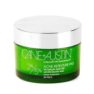Cane+ Austin + Acne Retexture Pad Exfoliating Facial Treatment Wipes