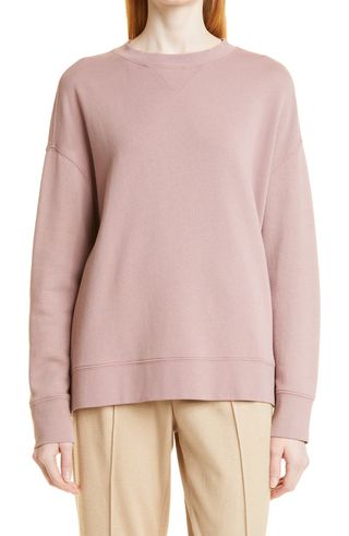 Vince + Essential Relaxed Cotton Sweatshirt