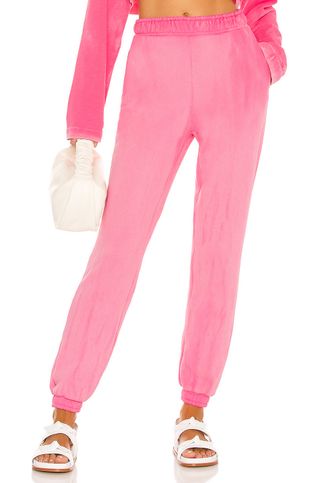 Cotton Citizen + The Brooklyn Sweatpant in Hot Pink Mix