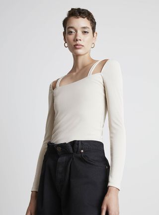 Who What Wear Collection + Thea Layered Look Top
