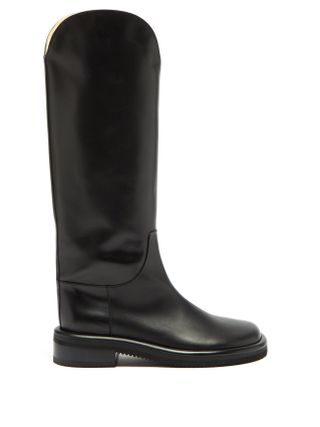 Proenza Schouler + Pipe Leather Riding Boots