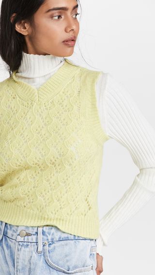 ACNE Studios + Cropped Sweater-Vest