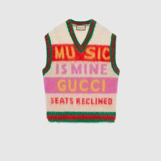 Gucci + Gucci 100 Brushed Mohair Vest