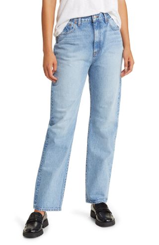 Madewell + The '90s Straight Leg Jeans