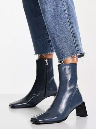 ASOS Design + Rosa Heeled Ankle Boot