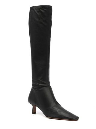 Neous + Square-Toe Leather Boots