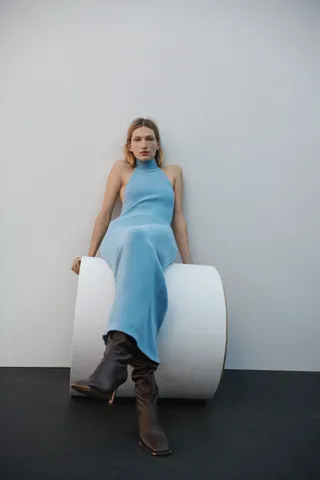 Zara + Tube Halter Dress