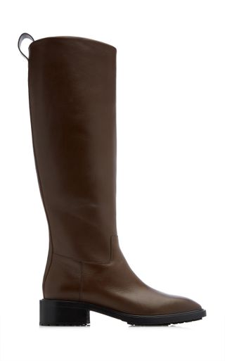Aeyde + Tammy Knee-Length Leather Riding Boots
