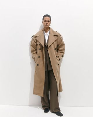 Jigsaw + Nelson Cotton Trench Coat