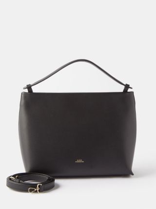 A.P.C. + Ashley Top-Handle Smooth Leather Crossbody Bag