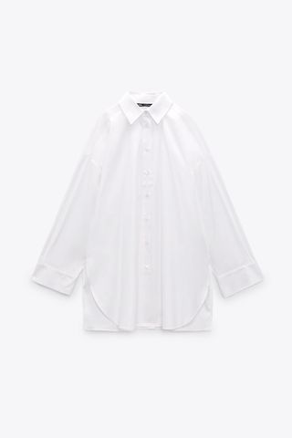 Zara + Oversize Poplin Shirt Special Edition