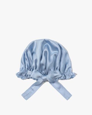 Lilysilk + Silk Night Bonnet With Ribbons