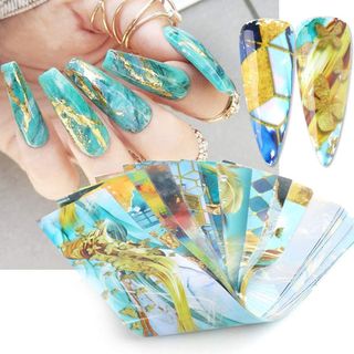 KZBTRBT + Marble Nail Art Stickers