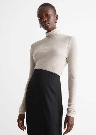 & Other Stories + Turtleneck Wool Top