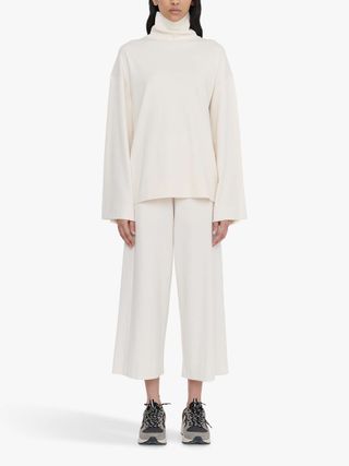 Ninety Percent + Ribbed Wide Sleeve Top, Cloud