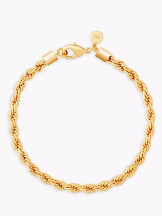 Astrid & Miyu + Chunky Rope Chain Bracelet, Gold