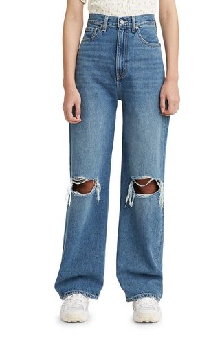 Levi's + Ripped High Waist Loose Fit Jeans