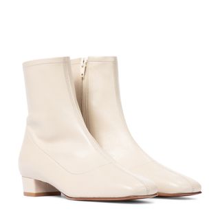 BY FAR + Este Leather Ankle Boots