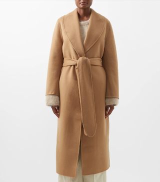 Toteme + Belted Wool-Felt Coat