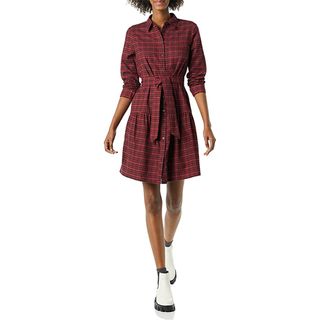 Amazon Essentials + Mini Feminine Flannel Shirt Dress