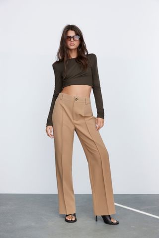 Zara + Full Length Francoise Pants