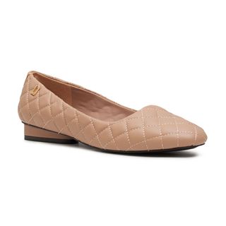 Karl Lagerfeld Paris + Camille Quilted Leather Ballet Flat
