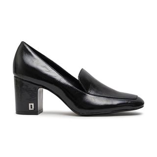 Karl Lagerfeld Paris + Penelope Heeled Leather Loafer