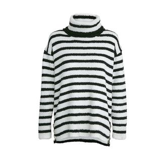 Karl Lagerfeld Paris + Eyelash Stripe Cozy Knit Sweater