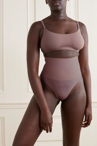 Skims + Core Control Thong in Umber