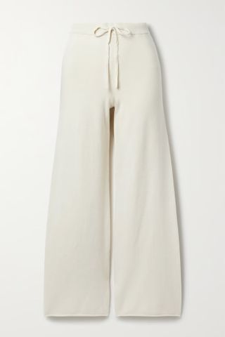 Skin + Mindi Cotton and Cashmere-Blend Track Pants