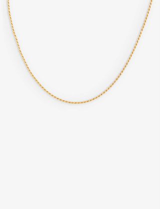 Astrid & Miyu + Rope 18ct Yellow Gold-Plated Sterling-Silver Chain Necklace