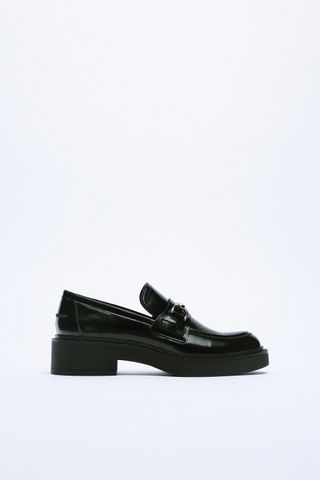 Zara + Treaded Sole Loafers