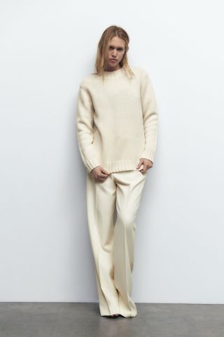 Zara + 100% Wool Boyfriend Sweater