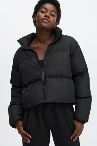 Fabletics + Wander Cropped Puffer Jacket