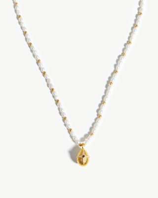 Missoma + Harris Reed Star Crossed Pearl Necklace