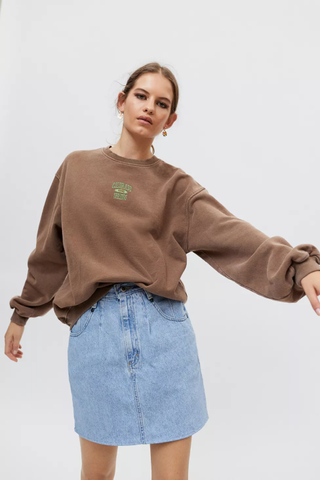 Urban Outfitters + Colorado Springs Washed Crew Neck Sweatshirt