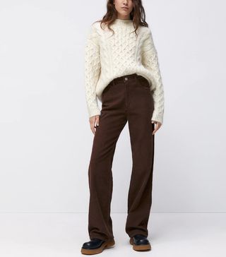 Zara + Cable Knit Sweater