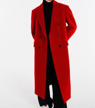 Zara + Wool Blend Menswear Coat
